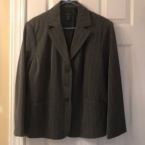 Classic pinstriped Grey Blazer